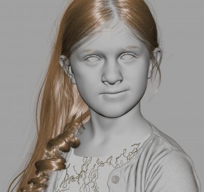 3D portrait of Thea