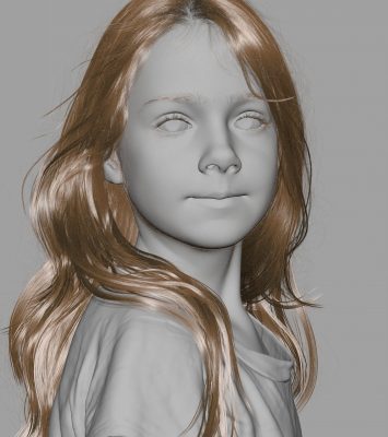 3d digital portrait